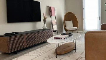 バンブー　NEWスクリーン3連 Corridor 8173 Home Theater Cabinet by BDI | ModernFurnishings.com