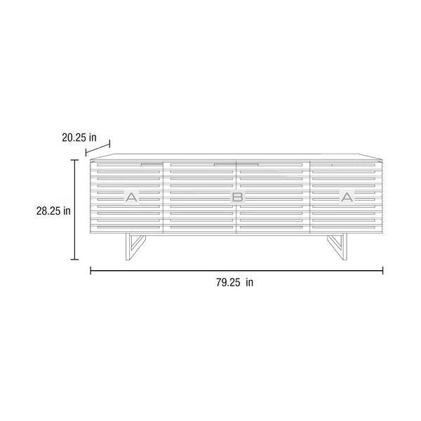 Corridor 8173 Home Theater Cabinet by BDI | ModernFurnishings.com
