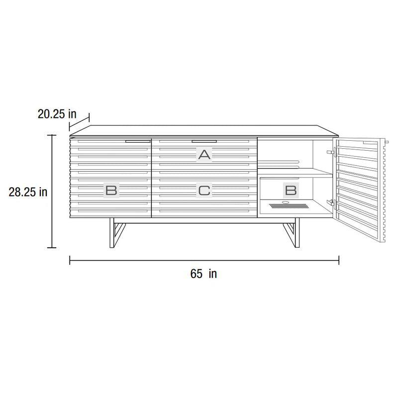 Corridor 8177 Media Cabinet by BDI | ModernFurnishings.com
