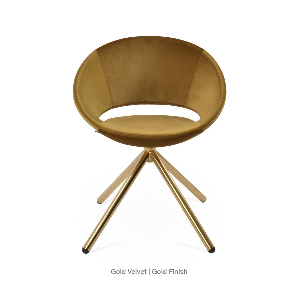 CRESCENT STICK SWIVEL CHAIR Dining Chairs Soho Concept