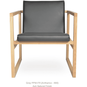 Cube Wood Lounge Chair – Modern Studio