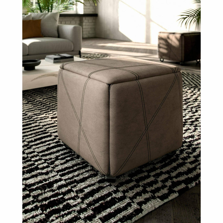 Cubix 5 x Seating Ottoman Dining Chairs Ozzio Italia