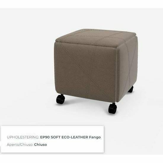 Cubix 5 x Seating Ottoman Dining Chairs Ozzio Italia