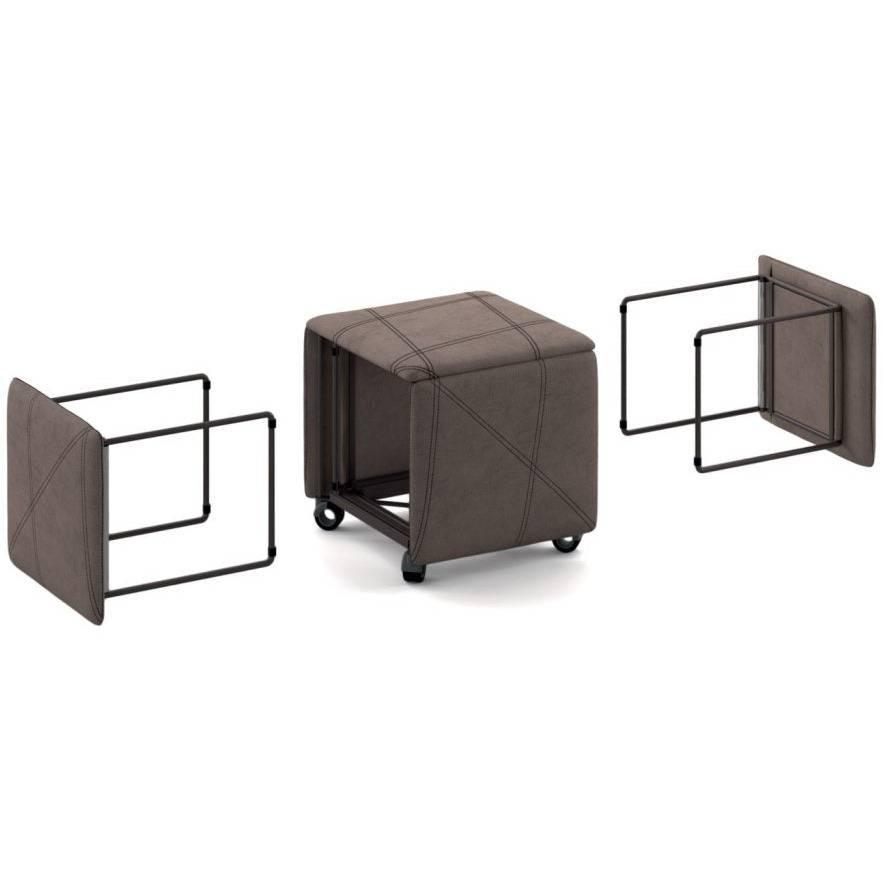 Cubix 5 x Seating Ottoman Dining Chairs Ozzio Italia