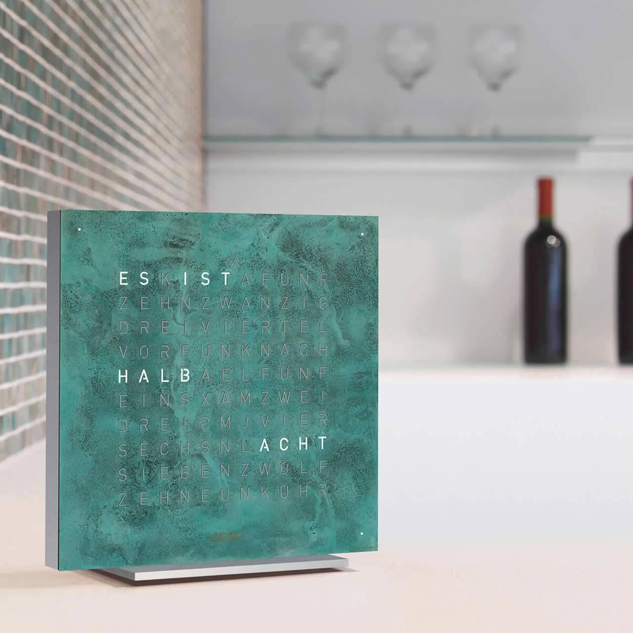 EARTH 13.5 Wall Clocks Qlocktwo