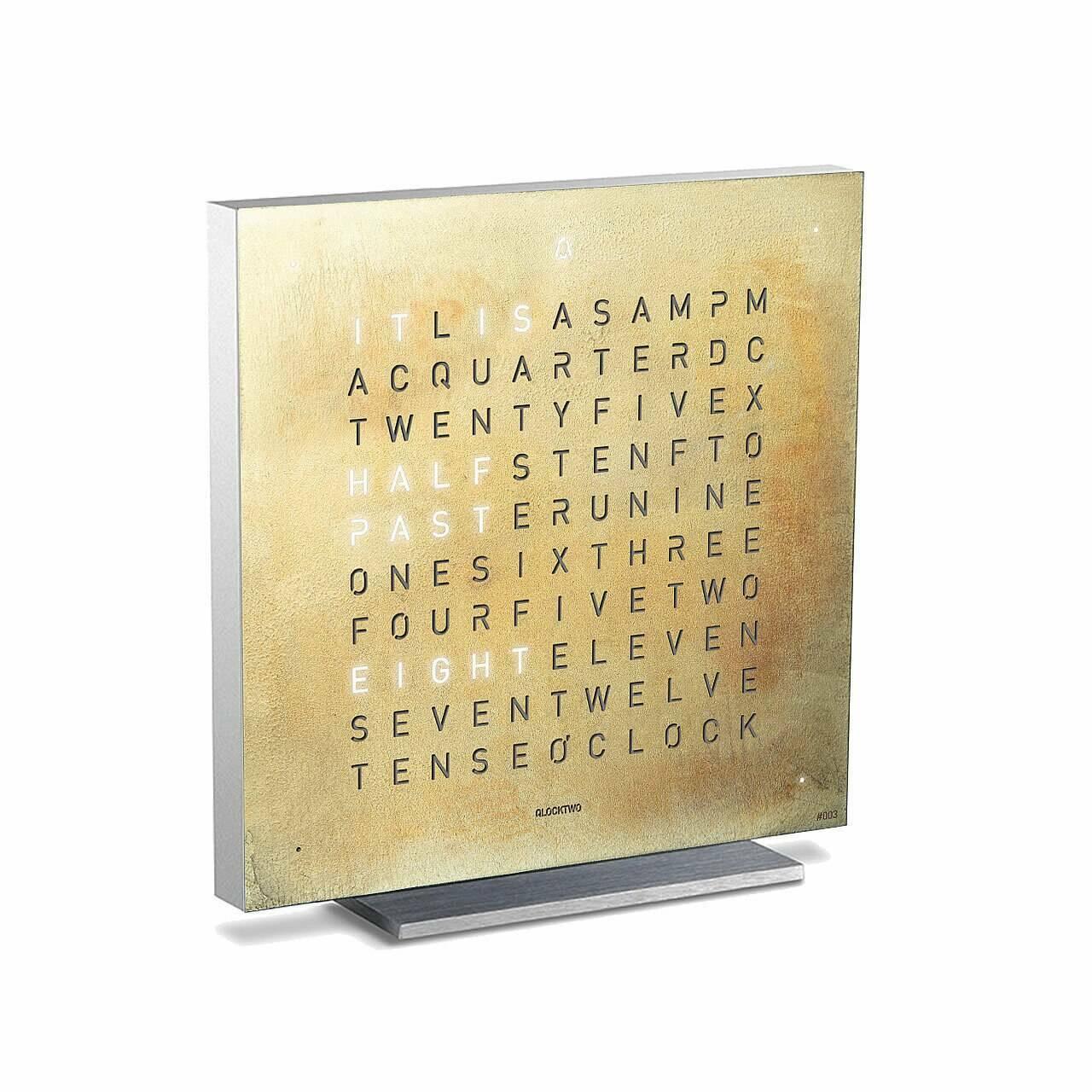 EARTH 13.5 Wall Clocks Qlocktwo