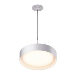 Echo 16" LED Pendant by ET2 Lighting in White finish
