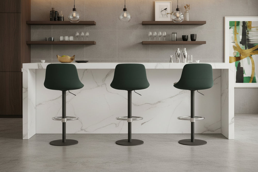 Elle Adjustable Barstool Bar Stools Elite Modern
