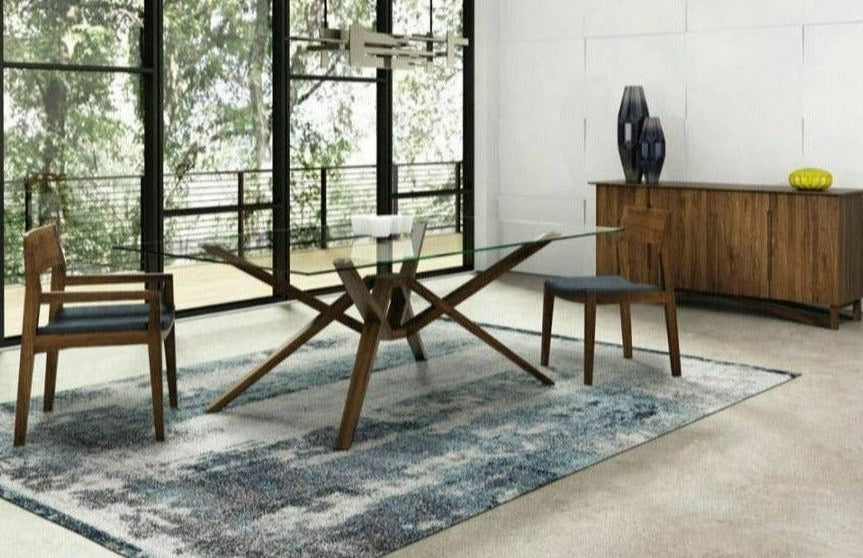 Exeter Glass Top Dining Table Dining Tables Copeland Furniture