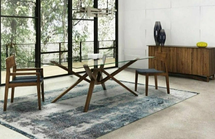 Exeter Glass Top Dining Table Dining Tables Copeland Furniture