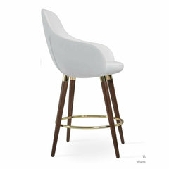 GAZEL ARM WOOD STOOL Bar Stools Soho Concept
