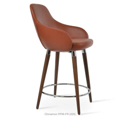 GAZEL ARM WOOD STOOL Bar Stools Soho Concept