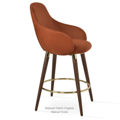 GAZEL ARM WOOD STOOL Bar Stools Soho Concept