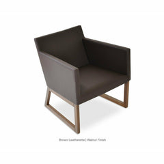 HARPUT VOGUE SLED WOOD LOUNGE ARMCHAIR Soho Concept