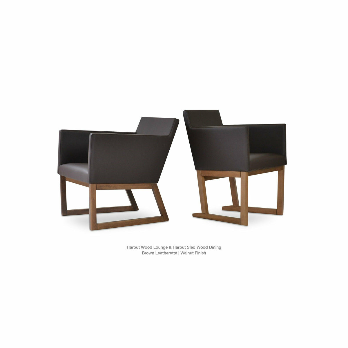 HARPUT VOGUE SLED WOOD LOUNGE ARMCHAIR Soho Concept