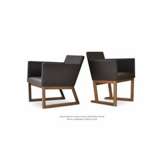 HARPUT VOGUE SLED WOOD LOUNGE ARMCHAIR Soho Concept