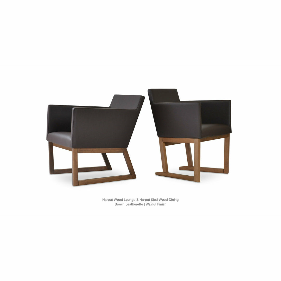 HARPUT VOGUE SLED WOOD LOUNGE ARMCHAIR Lounge Chairs Soho Concept