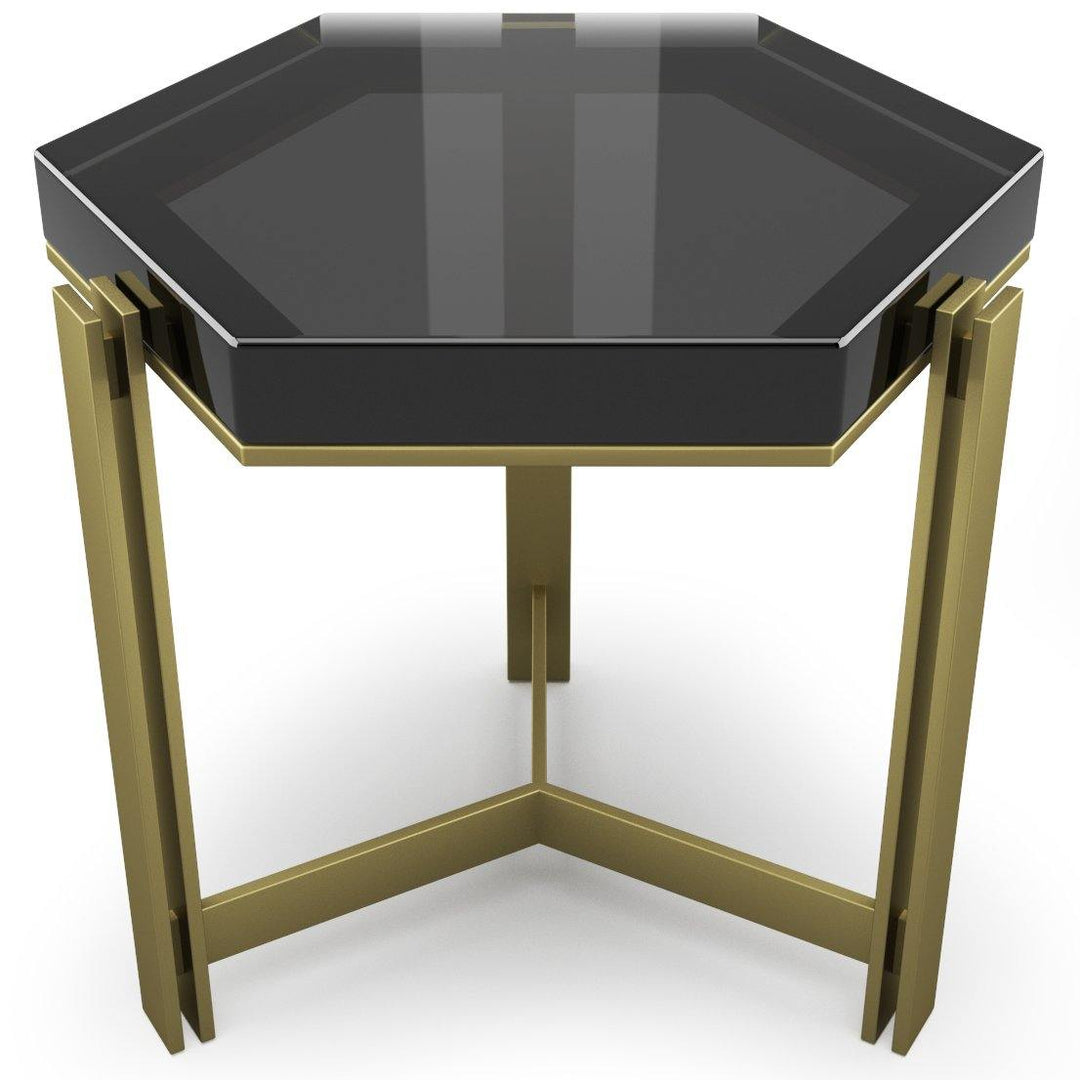 Black Candy Hexagonal Coffee Table Coffee Tables Arditi Collection