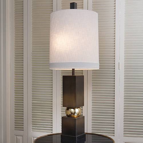 Squeeze Table Lamp-Brass-Bronze Lighting Global
