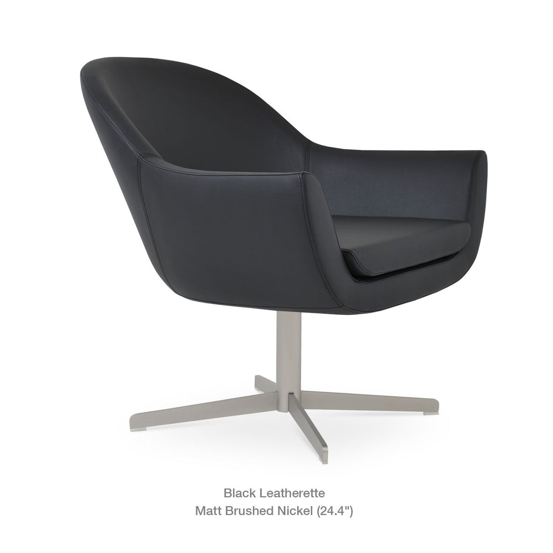 MADISON 4 STAR SWIVEL LOUNGE ARMCHAIR Lounge Chairs Soho Concept