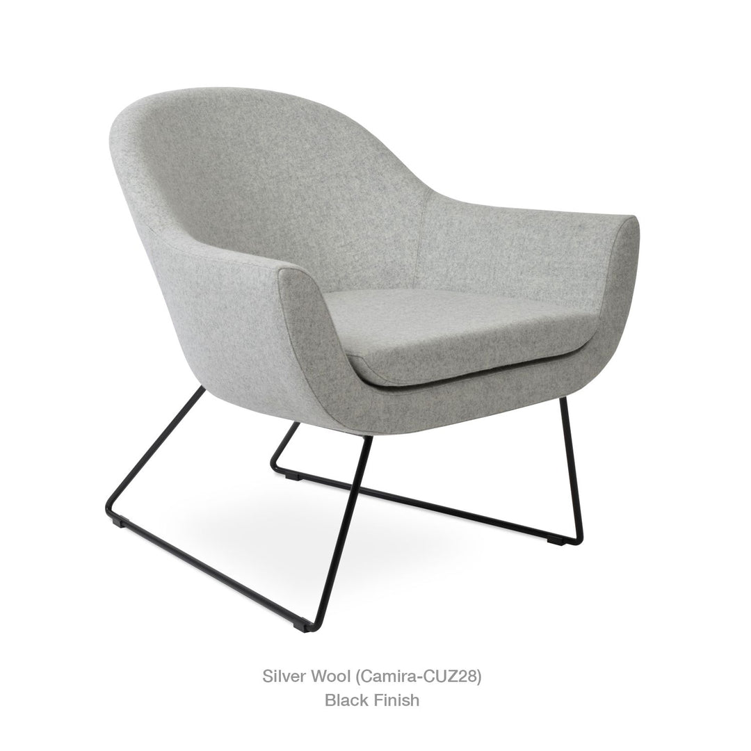 MADISON WIRE SLED LOUNGE Lounge Chairs Soho Concept
