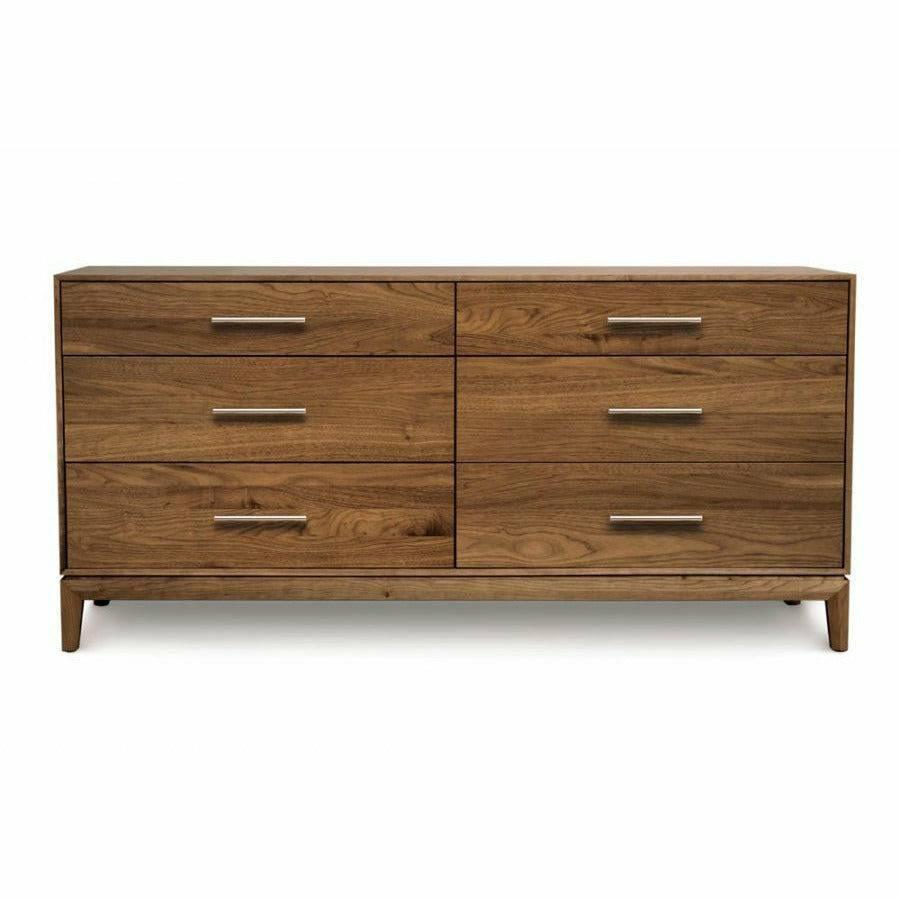 MANSFIELD WALNUT 6-DRAWER DRESSER Dressers Copeland Furniture