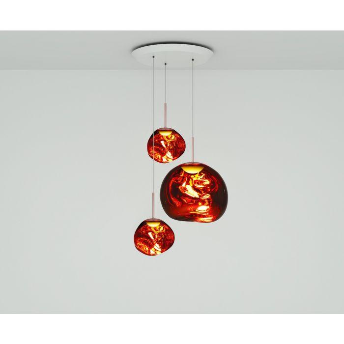 Melt LED Trio Round Pendant System Tom Dixon
