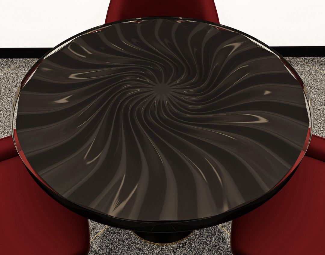 Modern Spiral Wavy Dining Table - Dining Table - www.arditicollection.com - Meteorite Dining Table - Dining Table - www.arditicollection.com - Dining Table, dining tables, dining chairs, buffets sideboards, kitchen islands counter tops, coffee tables, end side tables, center tables, consoles, accent chairs, sofas, tv stands, cabinets, bookcases, poufs benches, chandeliers, hanging lights, floor lamps, table desk lamps, wall lamps, decorative objects, wall decors, mirrors, walnut wood, olive wood