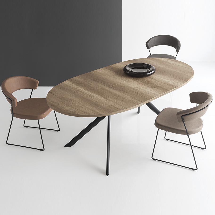 New York Chair by Connubia in a styled interior