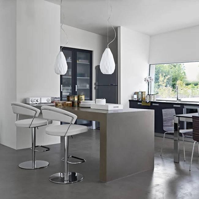New York Swivel Stool by Connubia in a styled interior