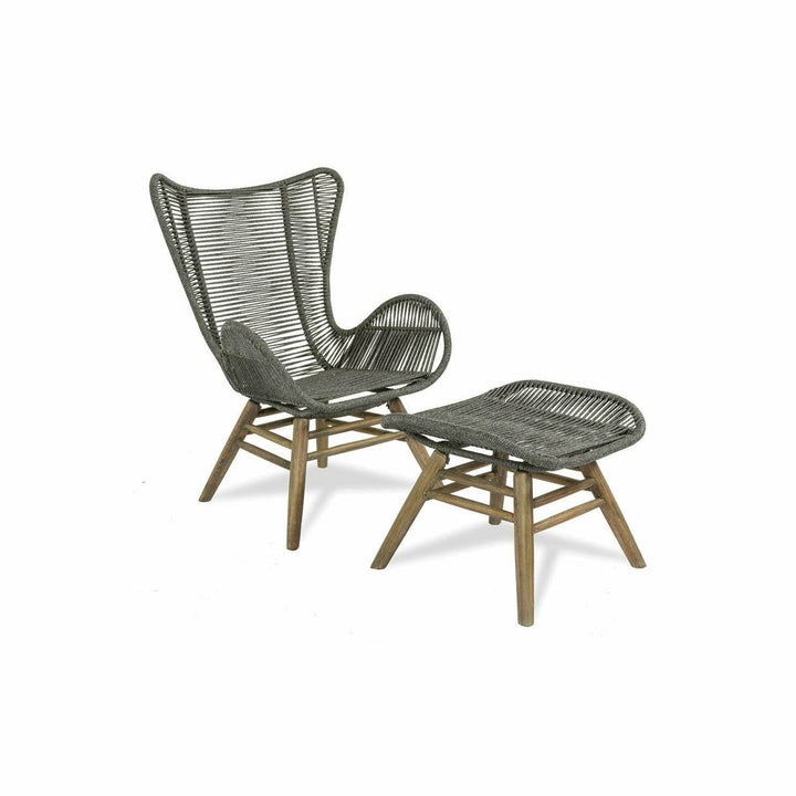 Explorer Oceans Neptune Chair and Ottoman Outdoor Lounge Chairs Seasonal Living