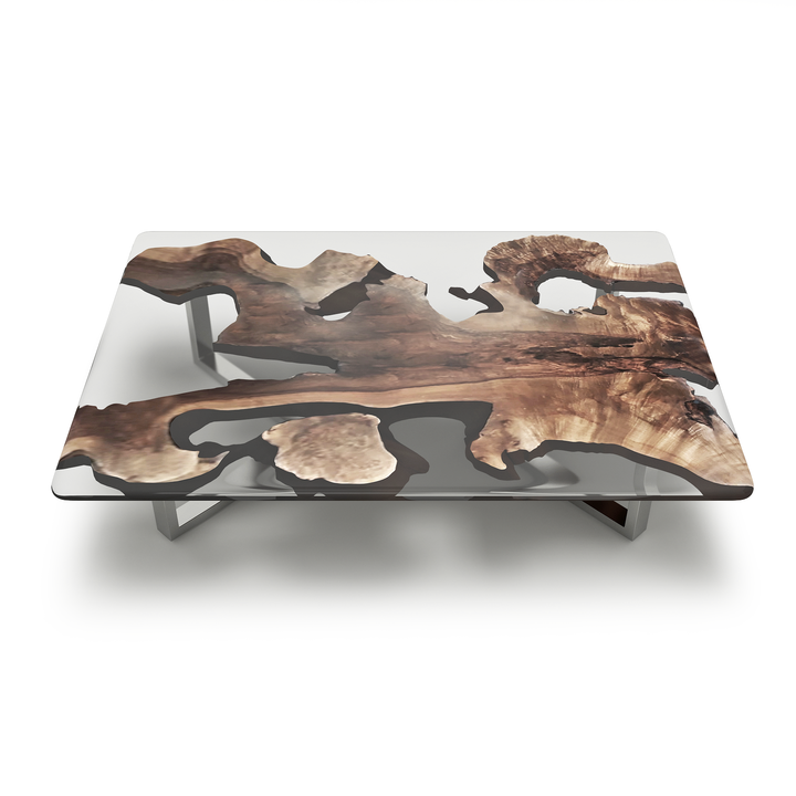 Octopus Walnut Coffee Table - Coffee Table - www.arditicollection.com - Walnut Wood Coffee Table dining, tables, dining chairs, buffets sideboards, kitchen islands counter tops, coffee tables, end side tables, center tables, consoles, accent chairs, sofas, tv stands, cabinets, bookcases, poufs benches, chandeliers, hanging lights, floor lamps, table desk lamps, wall lamps, decorative objects, wall decors, mirrors, walnut wood, olive wood, ash wood, silverberry wood, hackberry wood, chestnut wood, oak wood