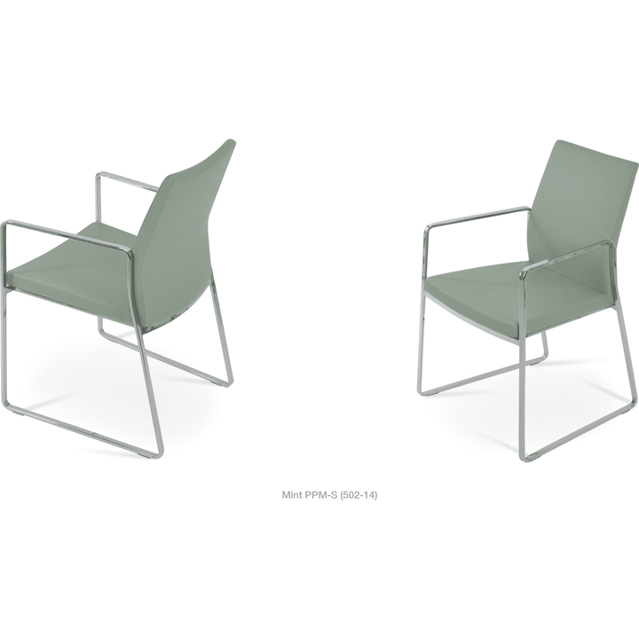 PASHA SLED ARMCHAIR Dining Chairs Soho Concept