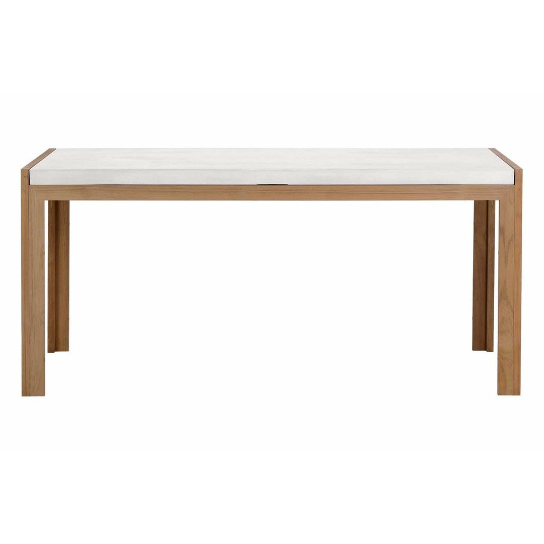 Perpetual Teak Soho Dining Table Ivory White Outdoor Dining Tables Seasonal Living