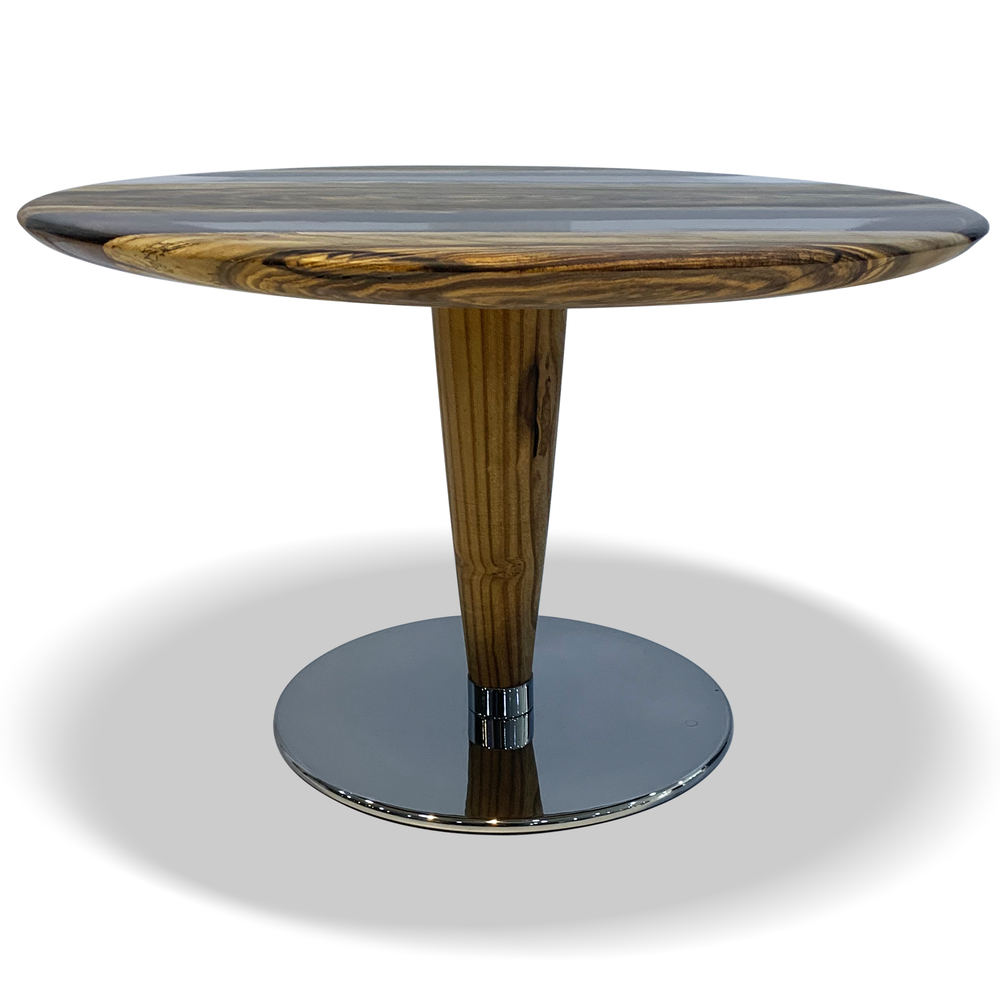 Phaloe Round Coffee Table - Coffee Table - www.arditicollection.com - Walnut Wood Coffee Table dining, tables, dining chairs, buffets sideboards, kitchen islands counter tops, coffee tables, end side tables, center tables, consoles, accent chairs, sofas, tv stands, cabinets, bookcases, poufs benches, chandeliers, hanging lights, floor lamps, table desk lamps, wall lamps, decorative objects, wall decors, mirrors, walnut wood, olive wood, ash wood, silverberry wood, hackberry wood, chestnut wood, oak wood