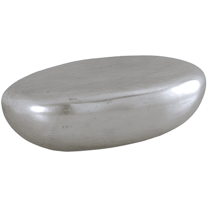 River Stone Coffee Table Silver Coffee Tables Phillips Collection