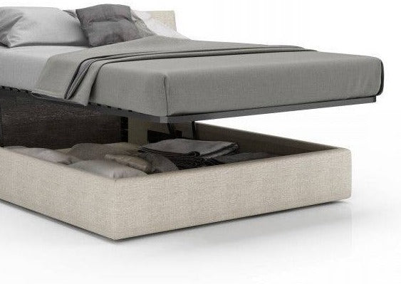PLANK UPHOLSTERED STORAGE BED Beds Huppe