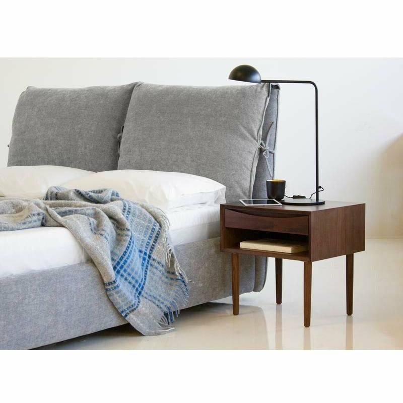 PLUME BED HEATHER GREY CHENILLE Mobital