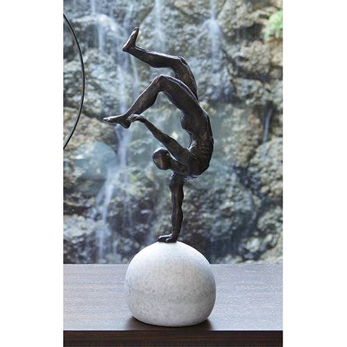 One Hand Balancing Act Statue Accents Global