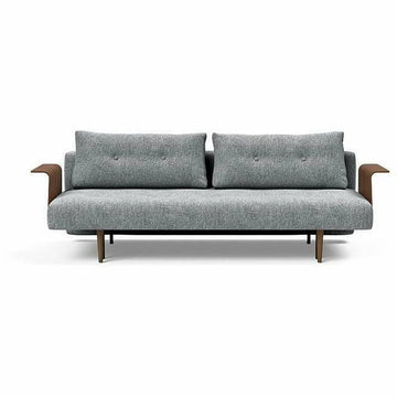 Recast Plus Sofa Bed Dark Styletto With Arms Sleeper Sofas Innovation Living