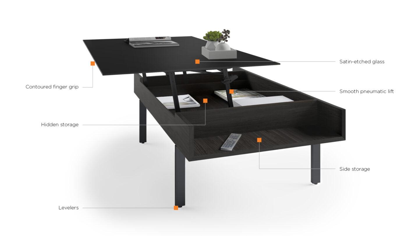 Reveal 1192 Lift Coffee Table – Modern Studio