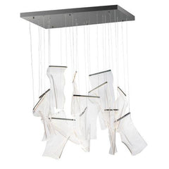 RINKLE 13-LIGHT RECTALINEAR LED PENDANT ET2 Lighting