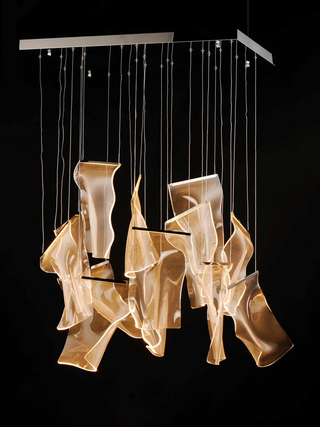 RINKLE 13-LIGHT RECTALINEAR LED PENDANT – Modern Studio