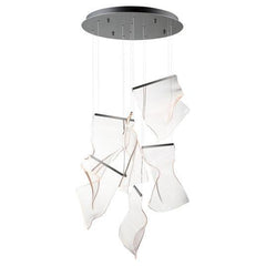 RINKLE 6-LIGHT LED MULTI PENDANT ET2 Lighting