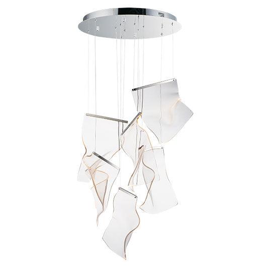 RINKLE 6-LIGHT LED MULTI PENDANT Hanging ET2 Lighting
