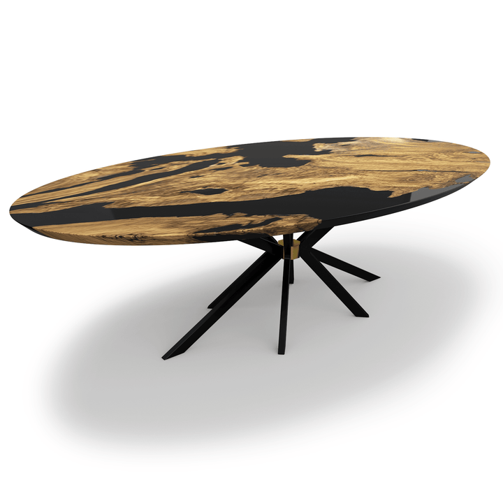 Salus Dining Table - Dining Table - www.arditicollection.com - Olive Wood Dining Table, dining tables, dining chairs, buffets sideboards, kitchen islands counter tops, coffee tables, end side tables, center tables, consoles, accent chairs, sofas, tv stands, cabinets, bookcases, poufs benches, chandeliers, hanging lights, floor lamps, table desk lamps, wall lamps, decorative objects, wall decors, mirrors, walnut wood, olive wood, ash wood, silverberry wood, hackberry wood, chestnut wood, oak wood