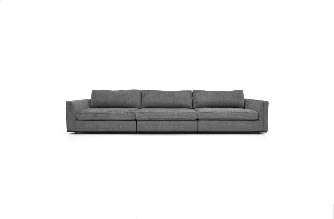 SIENA 3-SEAT GRAND SOFA - GREY FABRIC Sofas American Leather Collection