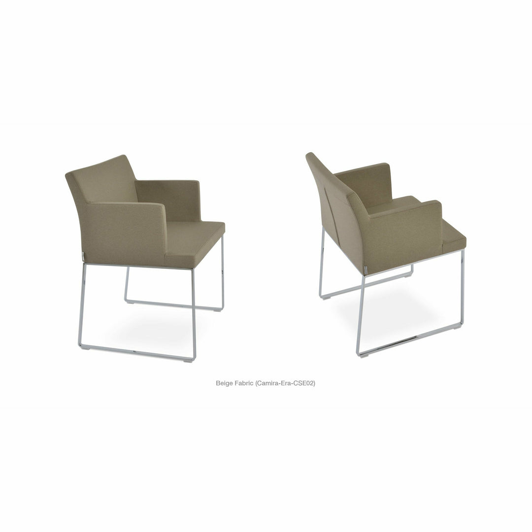 SOHO SLED ARMCHAIR Dining Chairs Soho Concept