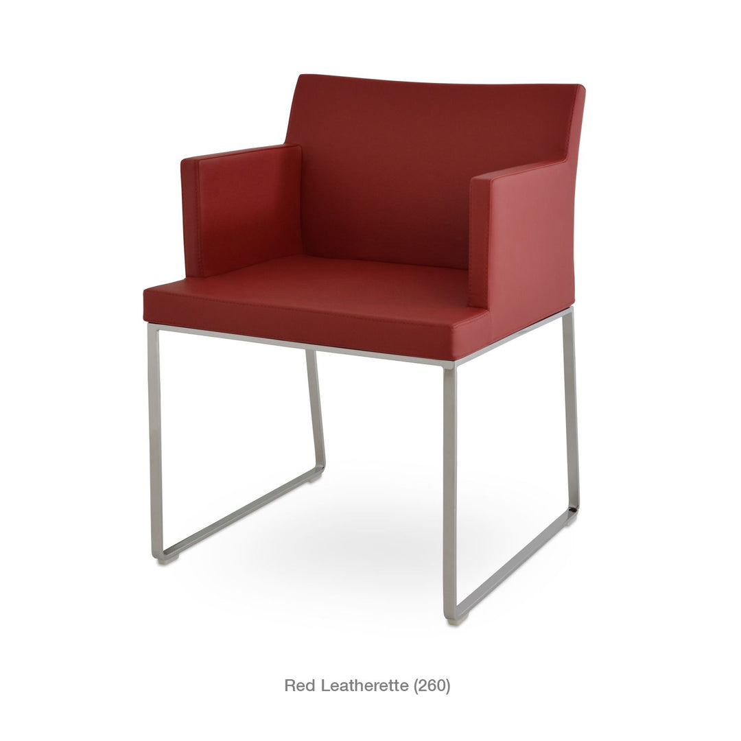 SOHO SLED ARMCHAIR Dining Chairs Soho Concept