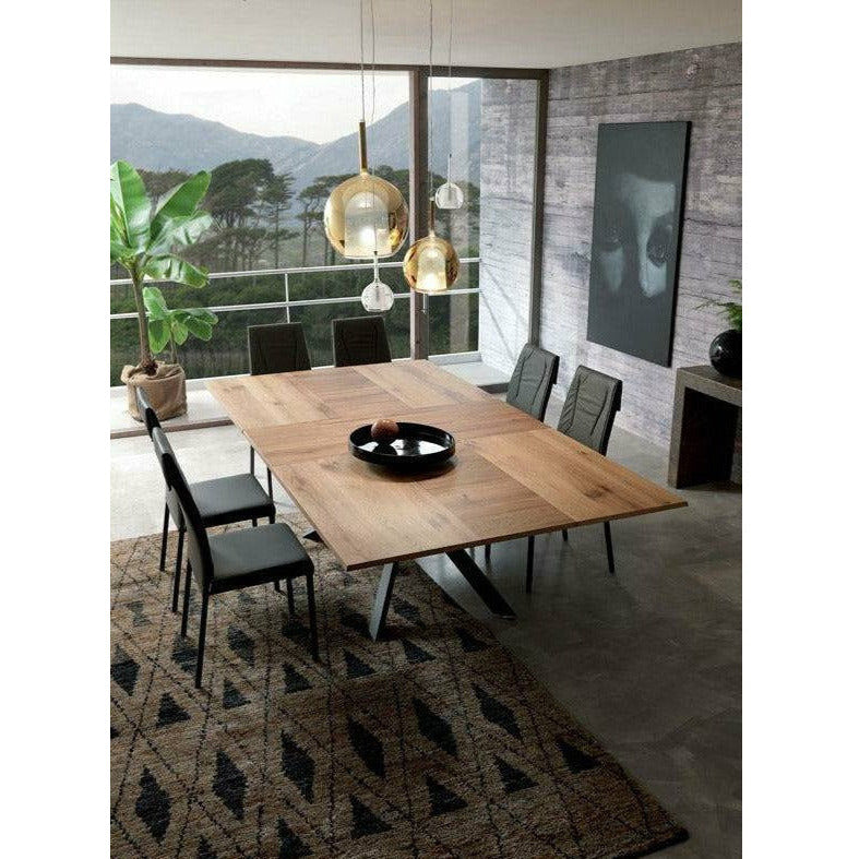 4x4 Expandable Table By Ozzio Extension Dining Table Ozzio Italia